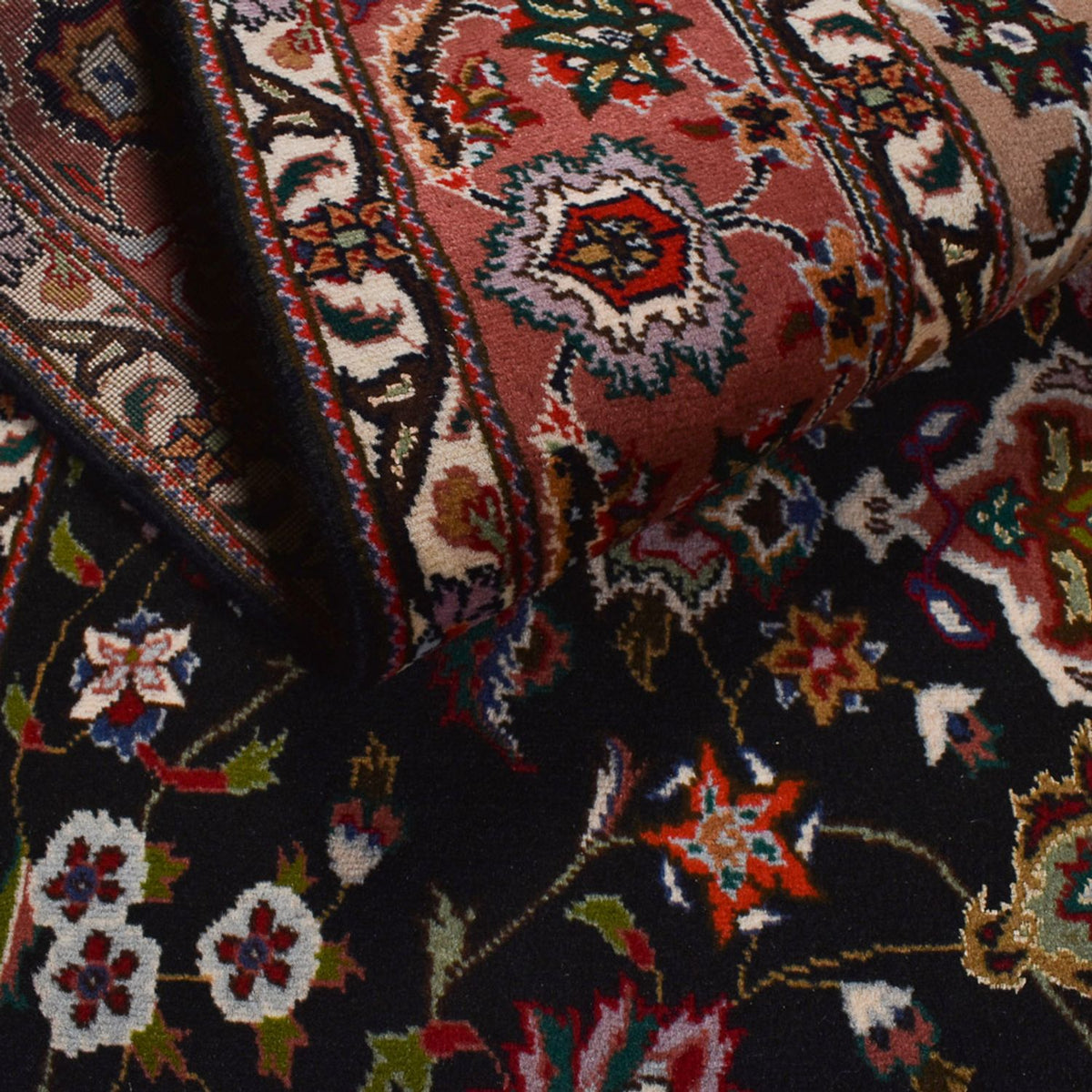 Tappeto Persero - Tabriz - Reale - 316 x 197 cm - blu scuro