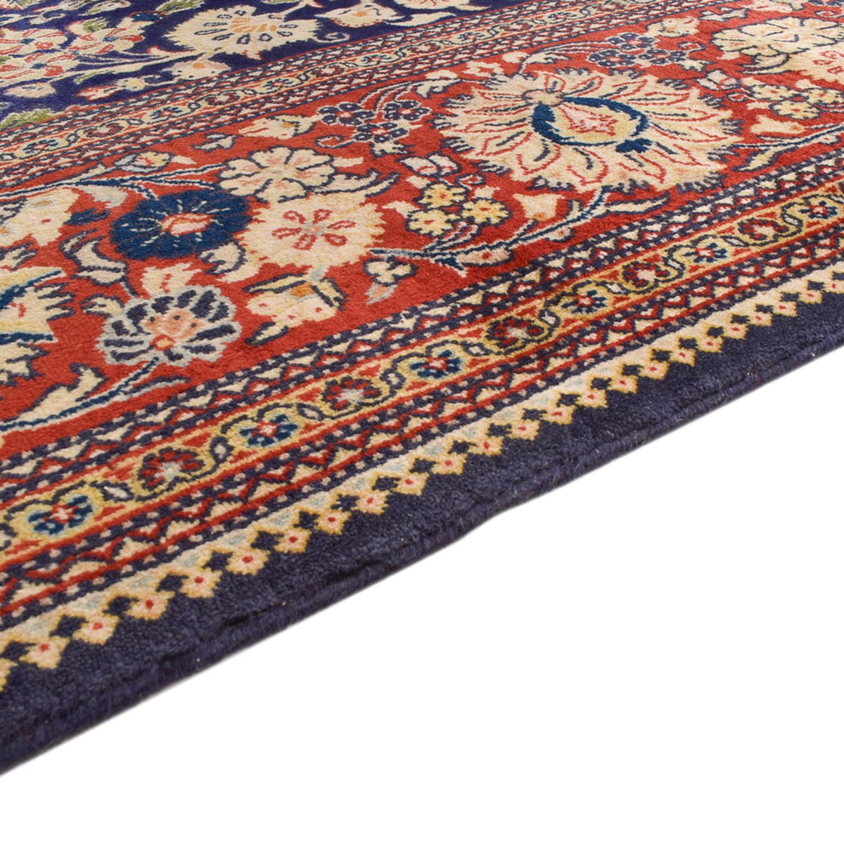 Tappeto Persero - Tabriz - Reale - 381 x 250 cm - blu scuro