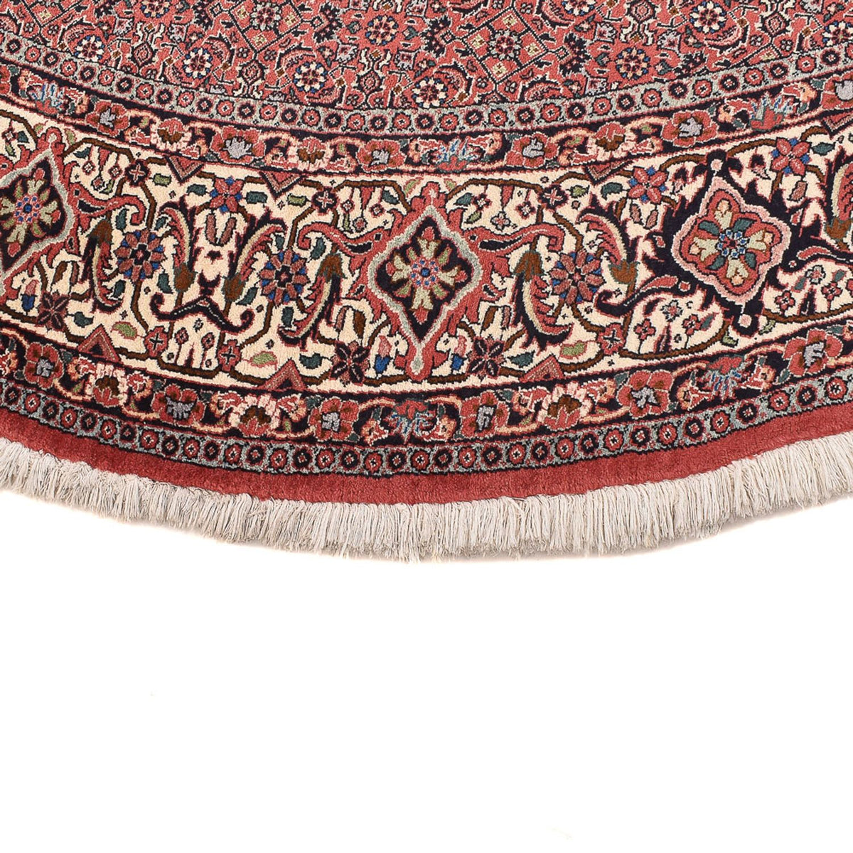 Tappeto Persero - Bidjar rotondo  - 300 x 300 cm - rosso bordeaux