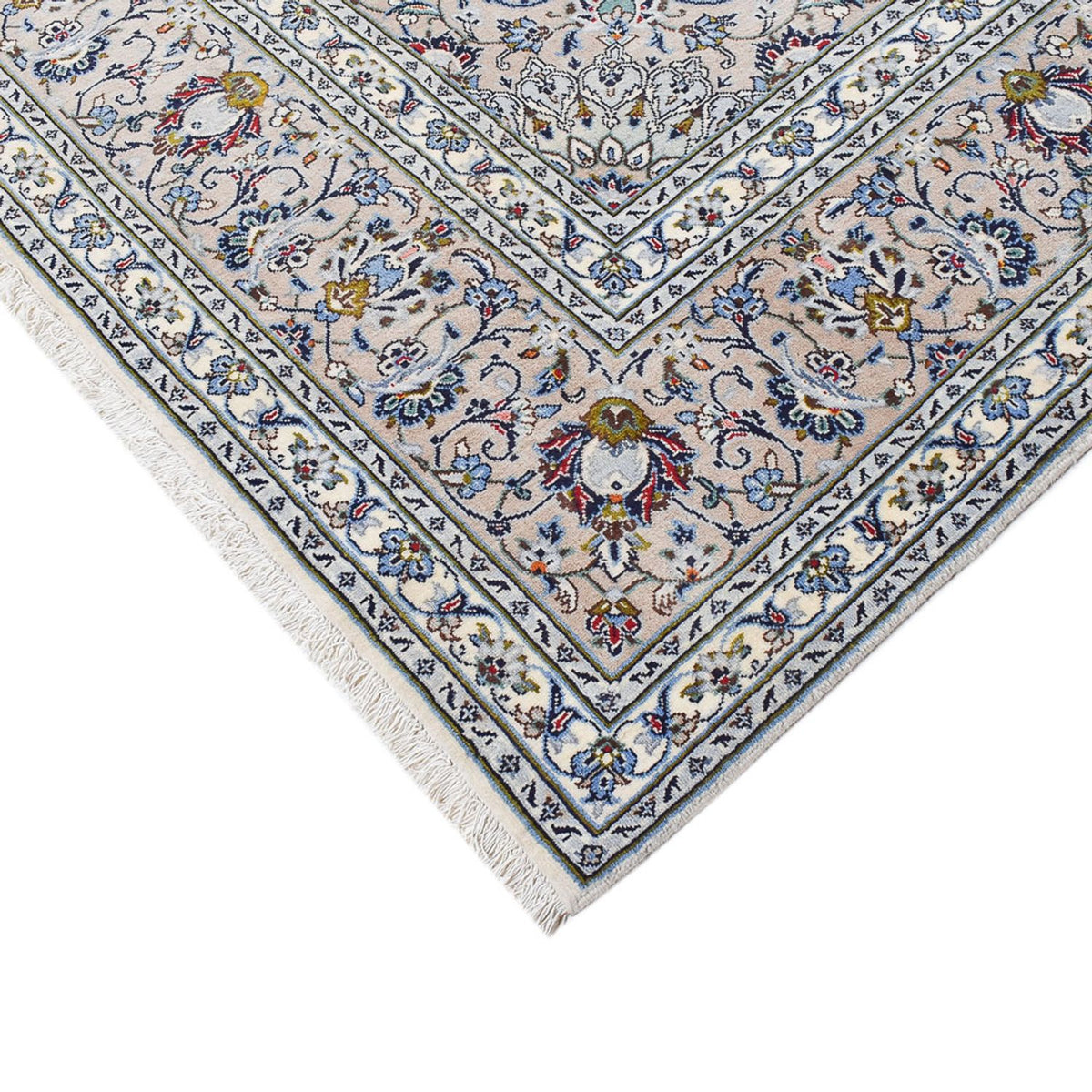 Tappeto Persero - Keshan - Reale - 346 x 246 cm - grigio