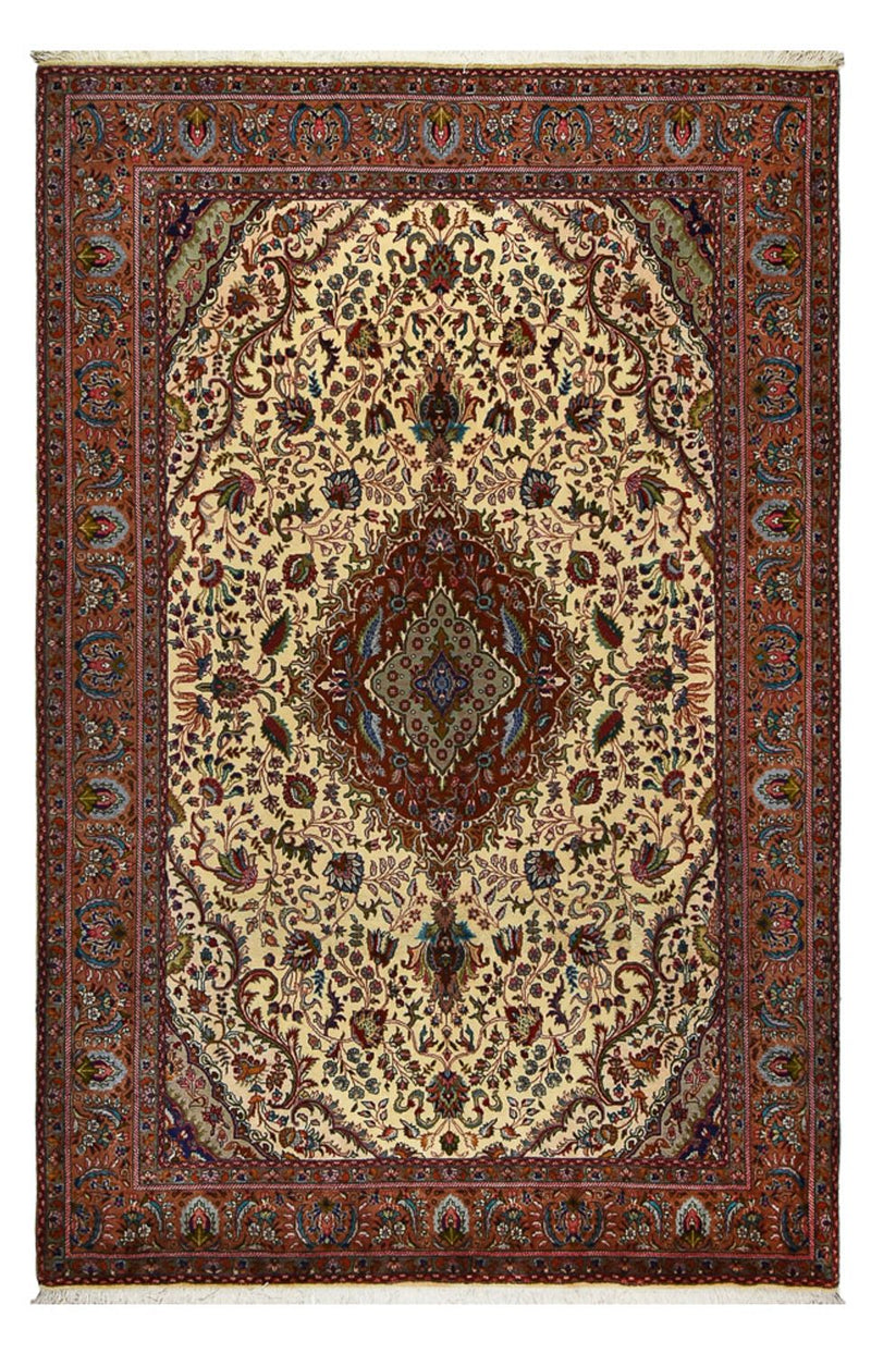 Tappeto Persero - Tabriz - Reale - 312 x 206 cm - beige scuro