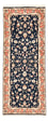 Tappeto corsia Tappeto Persero - Tabriz - Reale - 191 x 78 cm - blu scuro