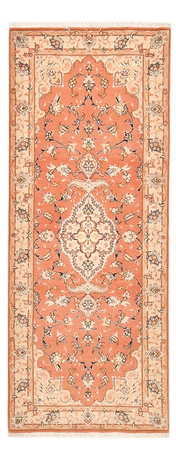 Tappeto corsia Tappeto Persero - Tabriz - Reale - 203 x 80 cm - rosso chiaro