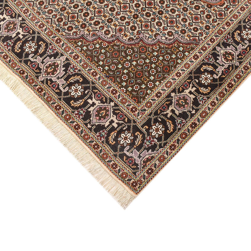 Tappeto Persero - Tabriz - Reale quadrato  - 203 x 198 cm - marrone chiaro