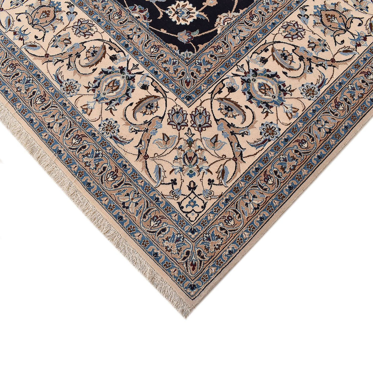 Tappeto Persero - Nain - Premio - 342 x 258 cm - blu scuro