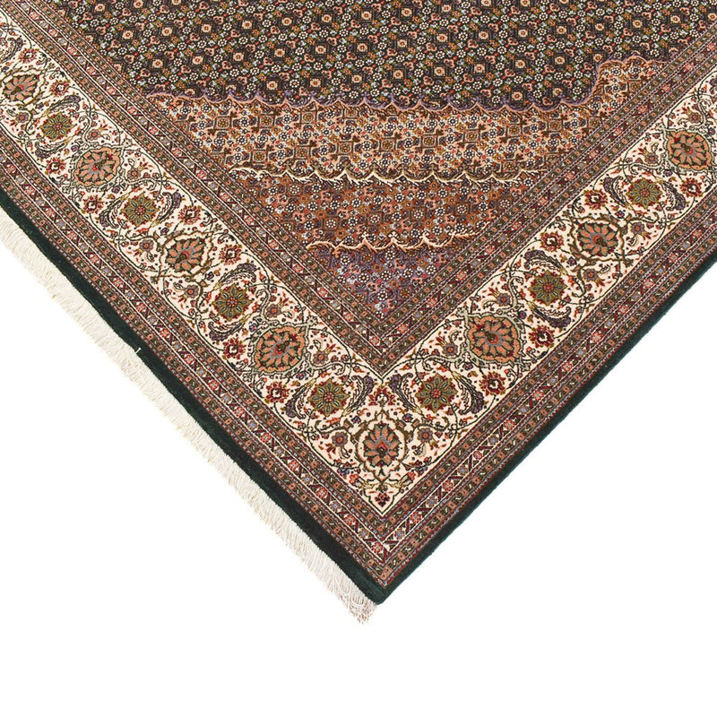 Tappeto corsia Tappeto Persero - Tabriz - Premio - 404 x 203 cm - sabbia