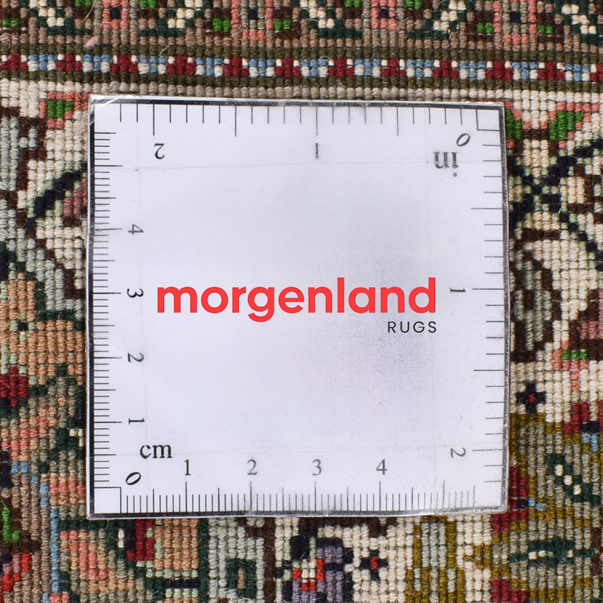 Tappeto corsia Tappeto Persero - Tabriz - Premio - 404 x 203 cm - sabbia