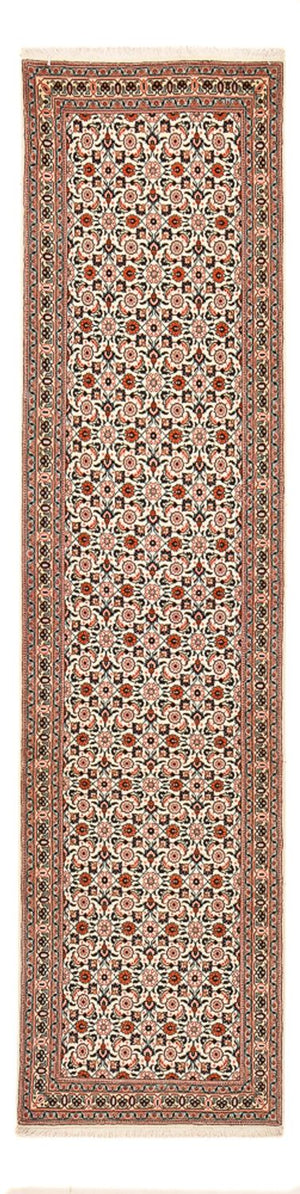 Tappeto corsia Tappeto Persero - Tabriz - Reale - 304 x 74 cm - marrone chiaro