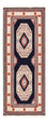 Tappeto corsia Tappeto Persero - Tabriz - Premio - 186 x 72 cm - blu scuro