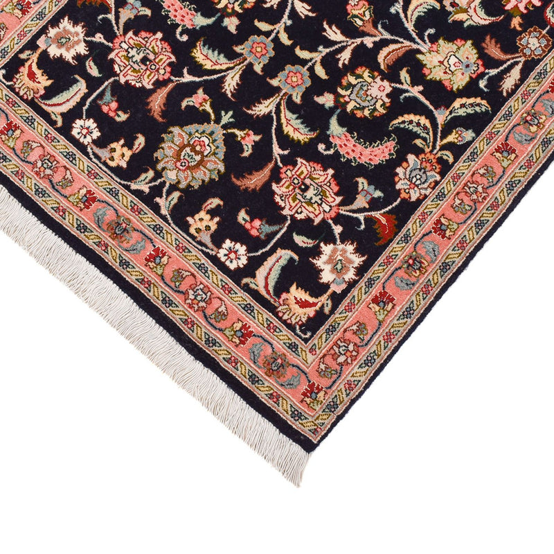 Tappeto corsia Tappeto Persero - Tabriz - Premio - 300 x 66 cm - blu scuro
