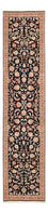 Tappeto corsia Tappeto Persero - Tabriz - Premio - 300 x 67 cm - blu scuro