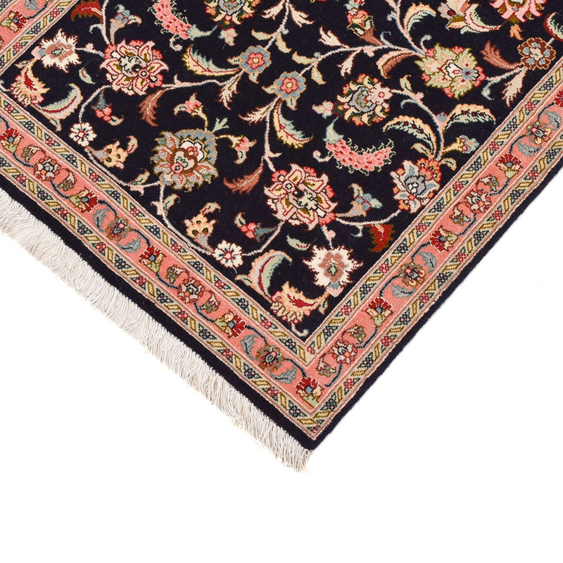Tappeto corsia Tappeto Persero - Tabriz - Premio - 300 x 67 cm - blu scuro