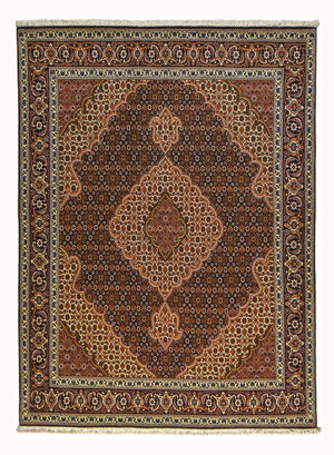 Tappeto Persero - Tabriz - Reale - 202 x 152 cm - marrone