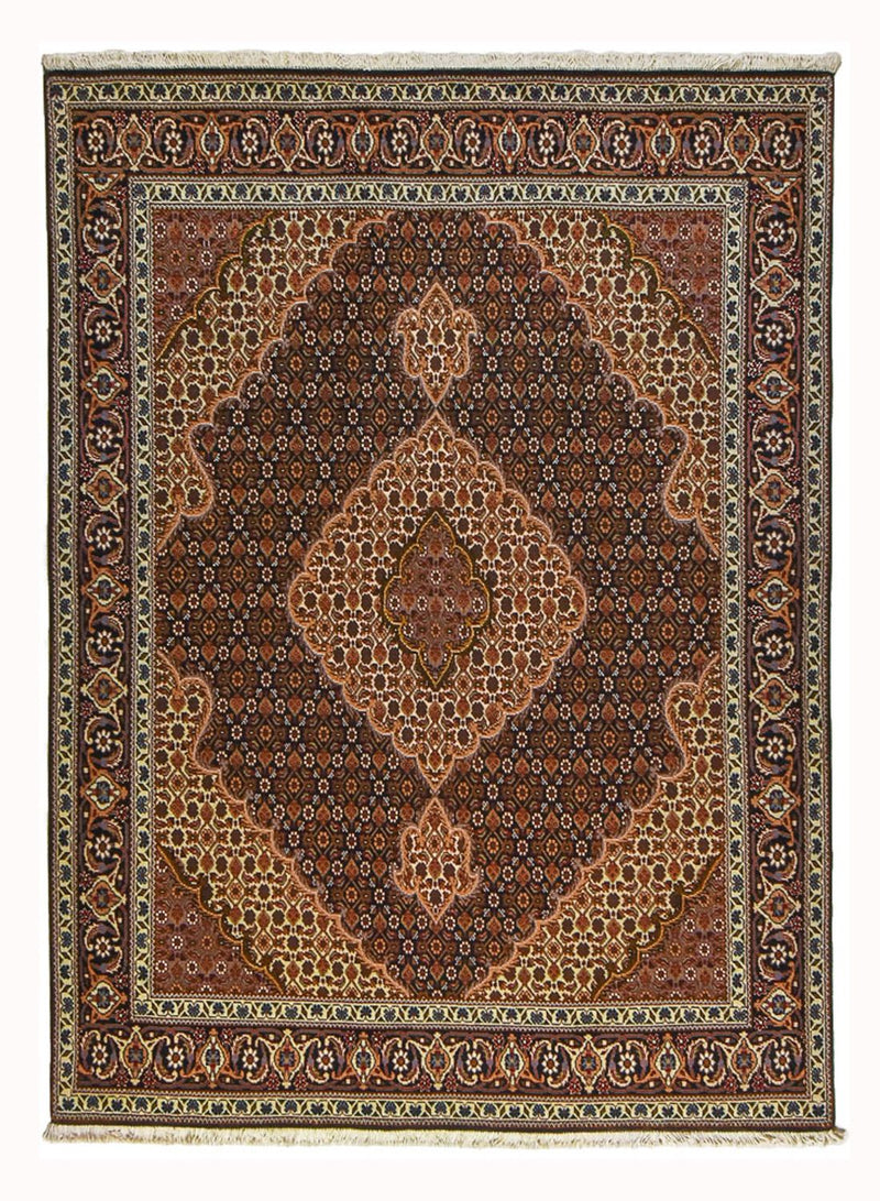 Tappeto Persero - Tabriz - Reale - 202 x 152 cm - marrone
