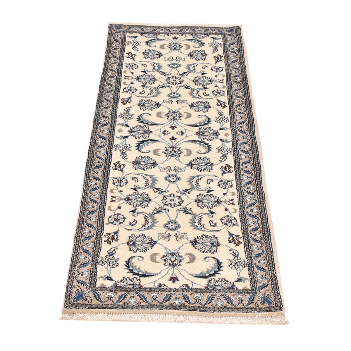 Tappeto corsia Tappeto Persero - Nain - Reale - 185 x 61 cm - crema