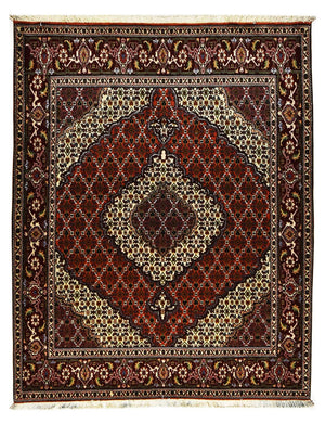 Tappeto Persero - Tabriz - Reale - 200 x 155 cm - rosso scuro