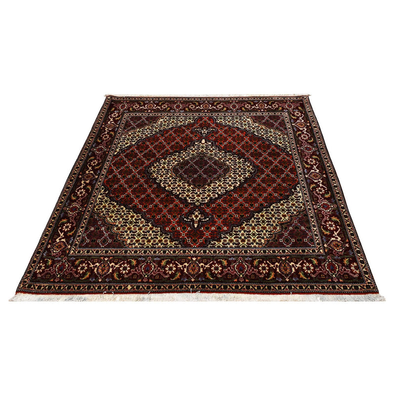 Tappeto Persero - Tabriz - Reale - 200 x 155 cm - rosso scuro
