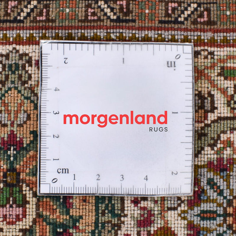 Tappeto corsia Tappeto Persero - Tabriz - Reale - 404 x 200 cm - sabbia