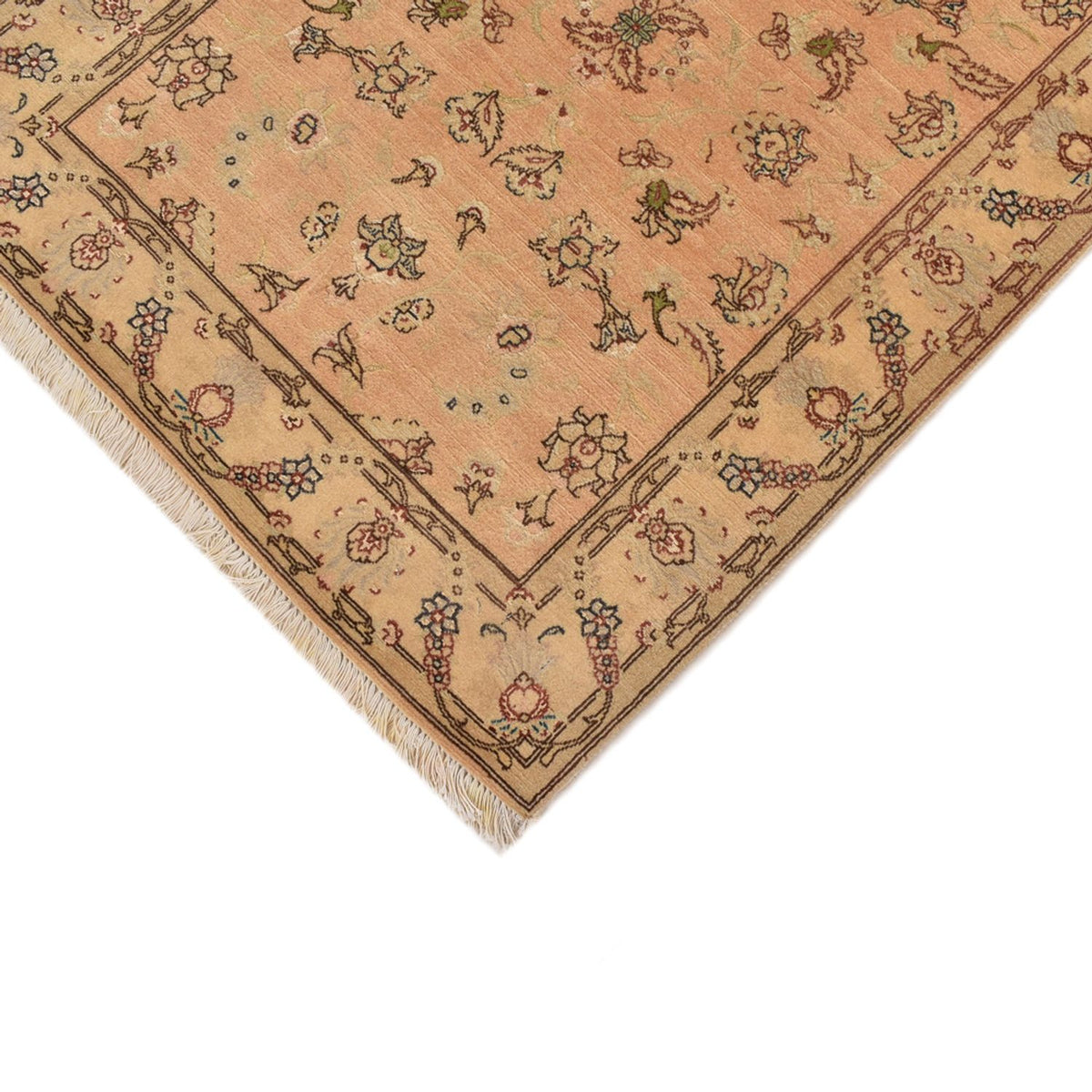 Tappeto corsia Tappeto Persero - Tabriz - Reale - 376 x 80 cm - oro