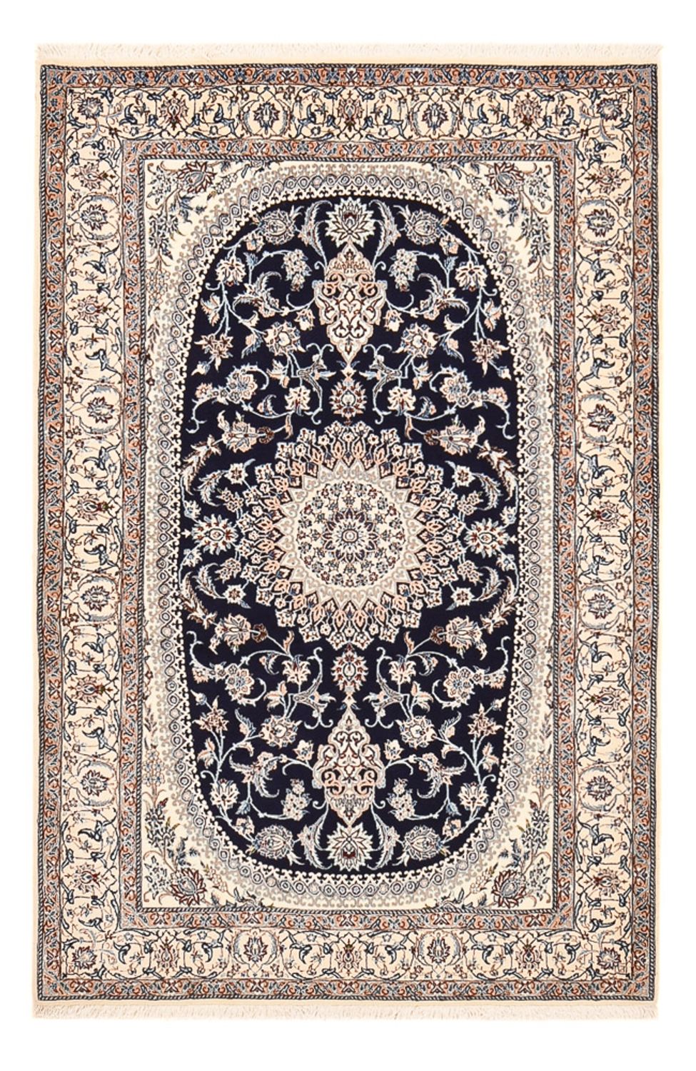 Tappeto Persero - Nain - Premio - 198 x 131 cm - blu scuro