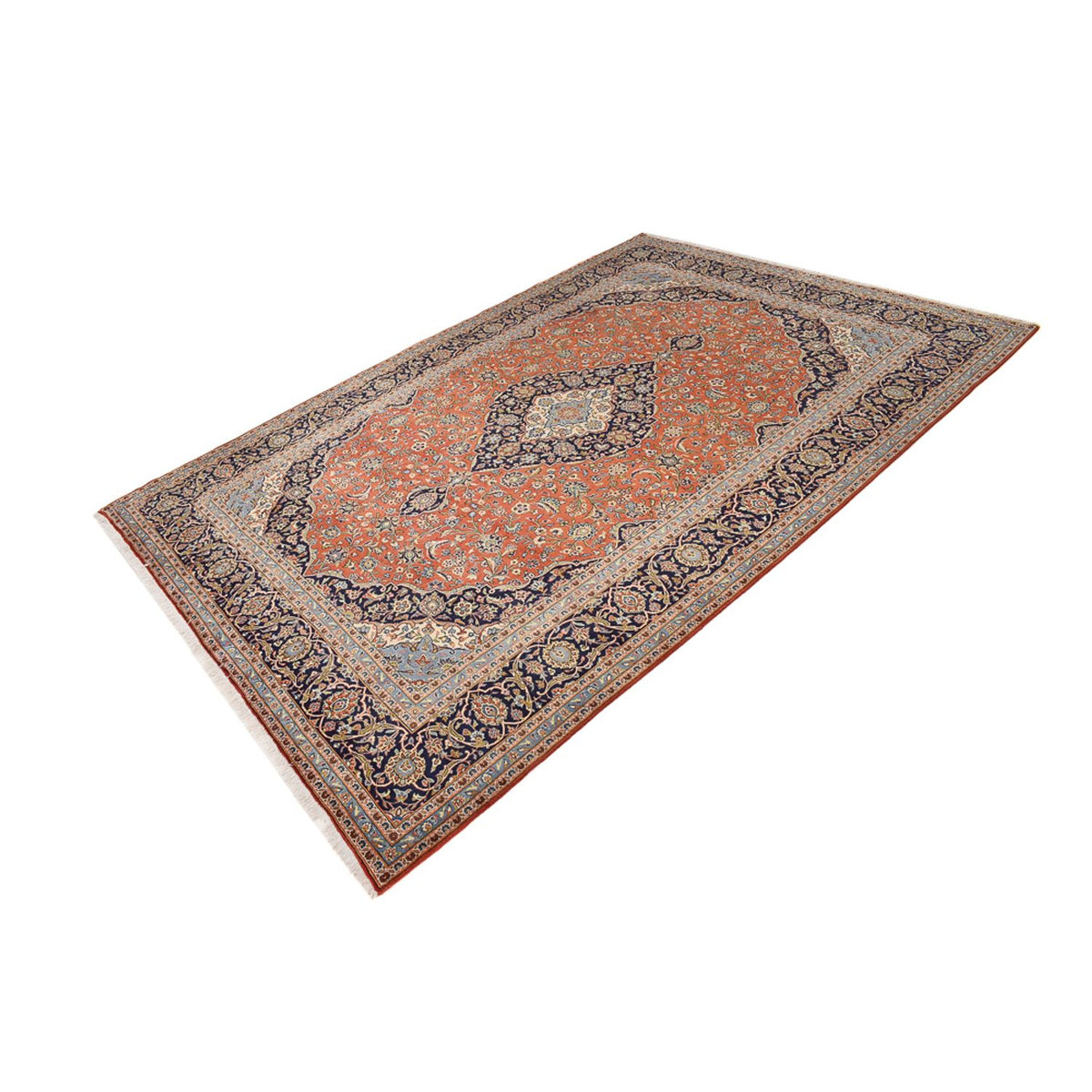 Tappeto Persero - Keshan - Reale - 414 x 286 cm - arancione