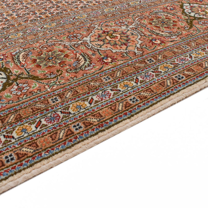 Tappeto corsia Tappeto Persero - Tabriz - Reale - 407 x 201 cm - marrone chiaro