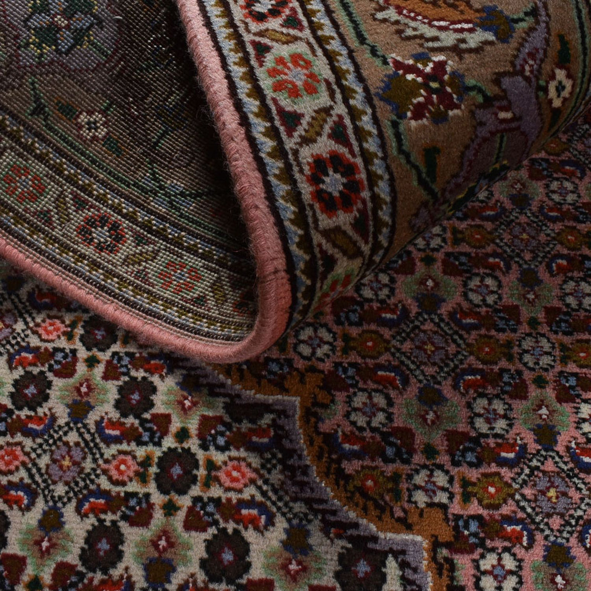 Tappeto Persero - Tabriz - Reale - 190 x 155 cm - rosso chiaro
