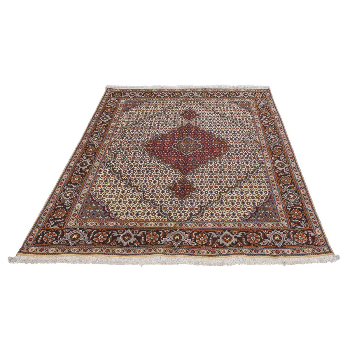 Tappeto Persero - Tabriz - Reale - 202 x 152 cm - sabbia