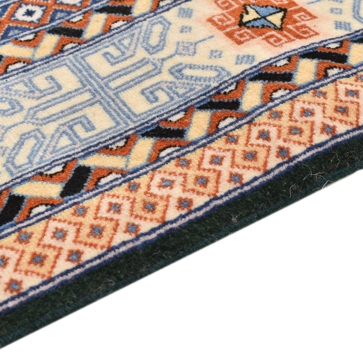 Tappeto corsia Tappeto Persero - Tabriz - Reale - 182 x 77 cm - blu scuro