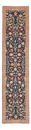 Tappeto corsia Tappeto Persero - Tabriz - Premio - 300 x 68 cm - blu scuro