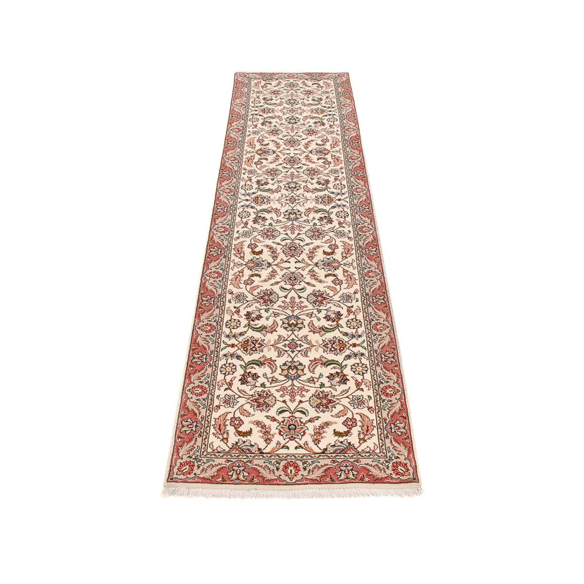Tappeto corsia Tappeto Persero - Tabriz - Premio - 297 x 69 cm - caramello