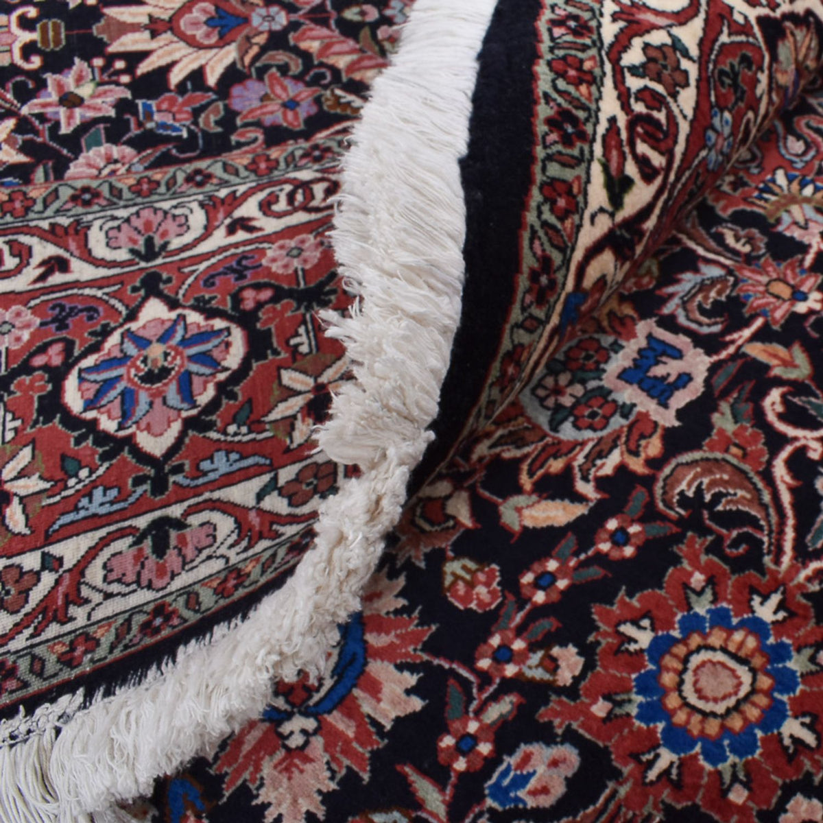 Tappeto Persero - Bidjar rotondo  - 300 x 300 cm - rosso scuro