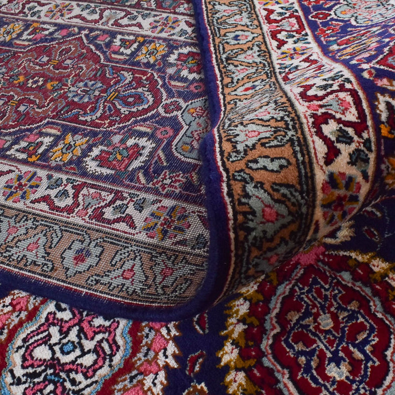 Tappeto Persero - Tabriz - Reale - 400 x 297 cm - blu scuro