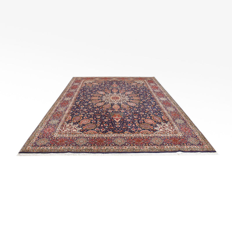 Tappeto Persero - Tabriz - Reale - 400 x 297 cm - blu scuro