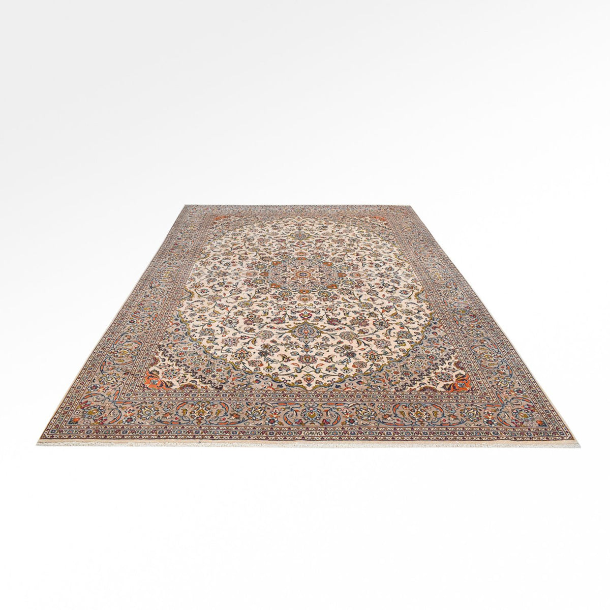 Tappeto Persero - Keshan - Reale - 353 x 254 cm - sabbia