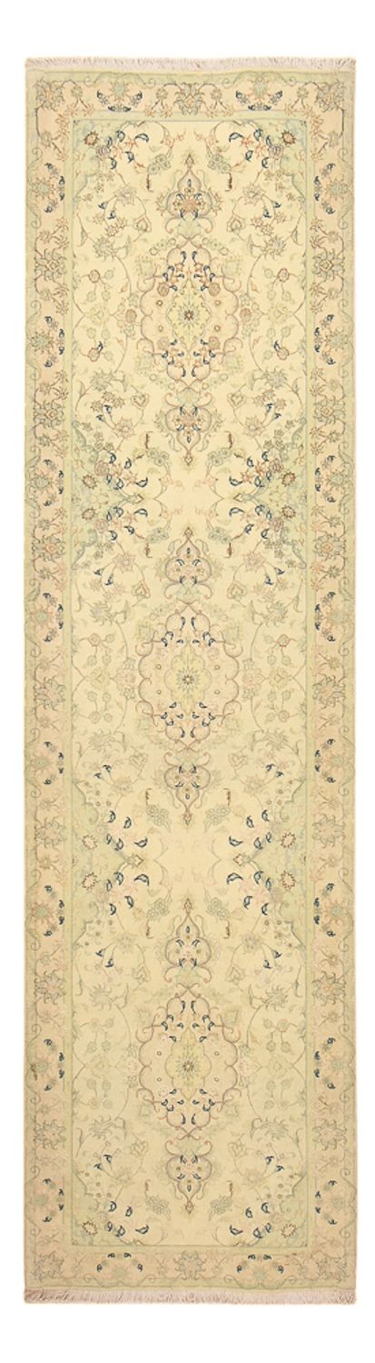 Tappeto corsia Tappeto Persero - Tabriz - Premio - 310 x 84 cm - sabbia