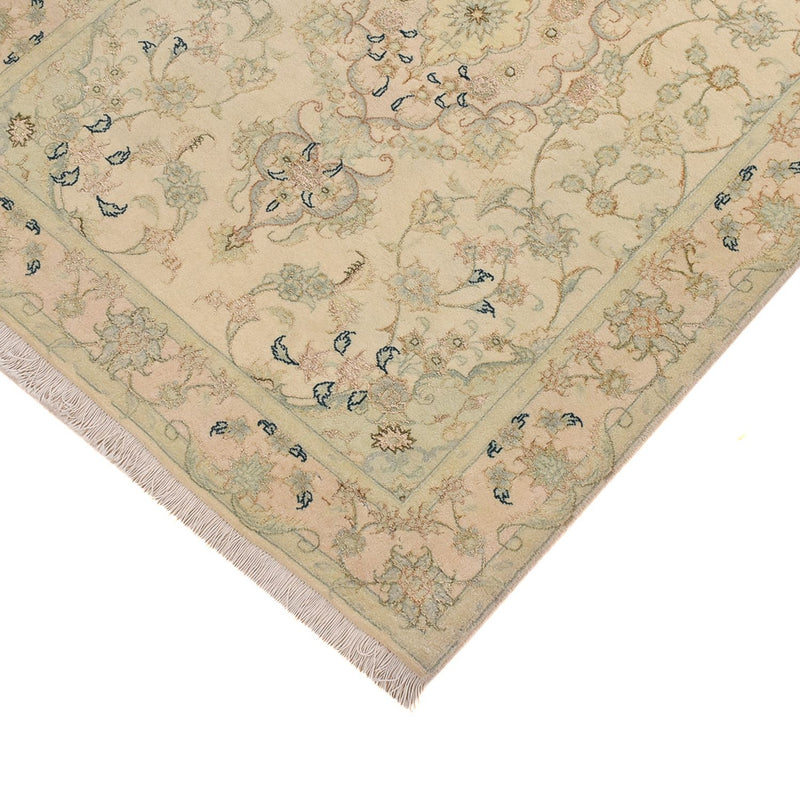 Tappeto corsia Tappeto Persero - Tabriz - Premio - 310 x 84 cm - sabbia