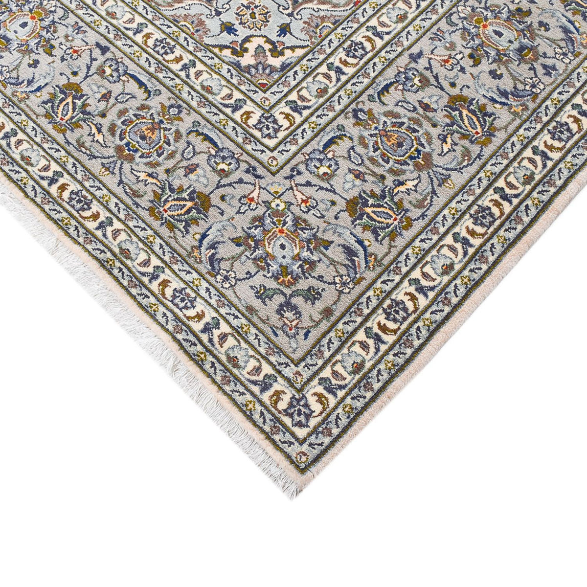 Tappeto Persero - Keshan - Reale - 347 x 248 cm - grigio