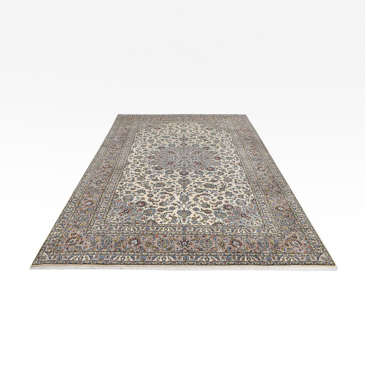Tappeto Persero - Keshan - Reale - 365 x 247 cm - grigio
