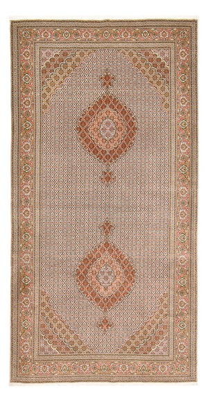 Tappeto corsia Tappeto Persero - Tabriz - Reale - 400 x 202 cm - rosso chiaro