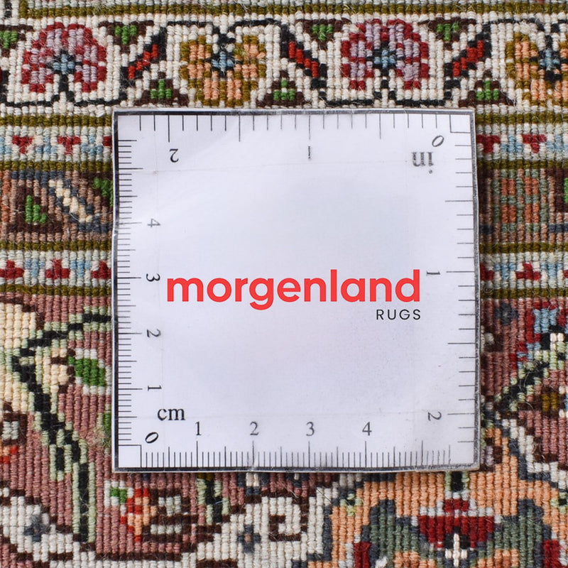 Tappeto corsia Tappeto Persero - Tabriz - Reale - 400 x 202 cm - rosso chiaro