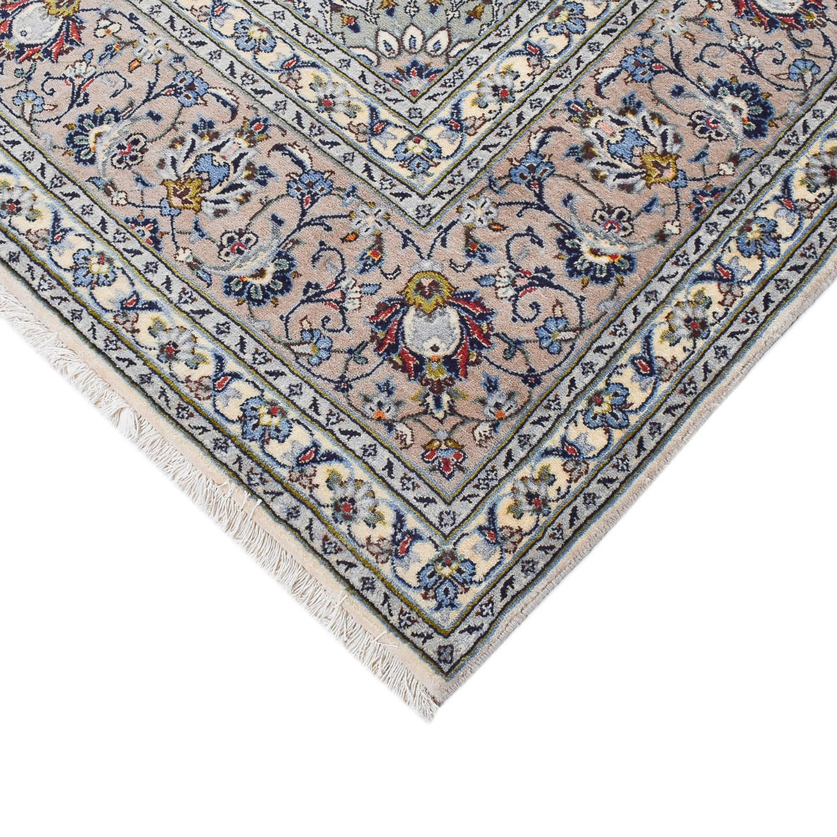 Tappeto Persero - Keshan - Reale - 350 x 246 cm - grigio