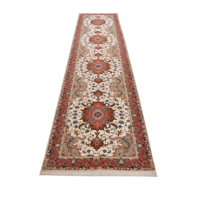 Tappeto corsia Tappeto Persero - Tabriz - Reale - 404 x 89 cm - multicolore