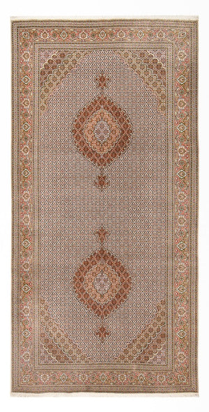Tappeto corsia Tappeto Persero - Tabriz - Reale - 397 x 197 cm - ruggine