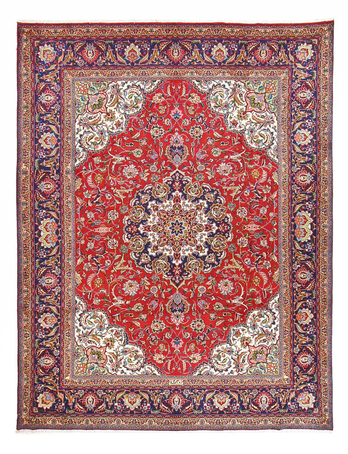 Tappeto Persero - Tabriz - Reale - 390 x 298 cm - rosso
