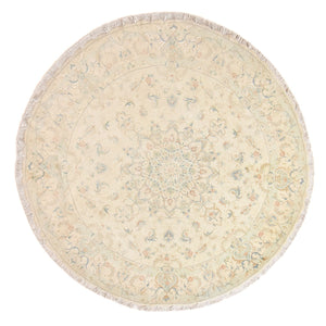 Tappeto Persero - Tabriz - Premio rotondo  - 250 x 250 cm - beige