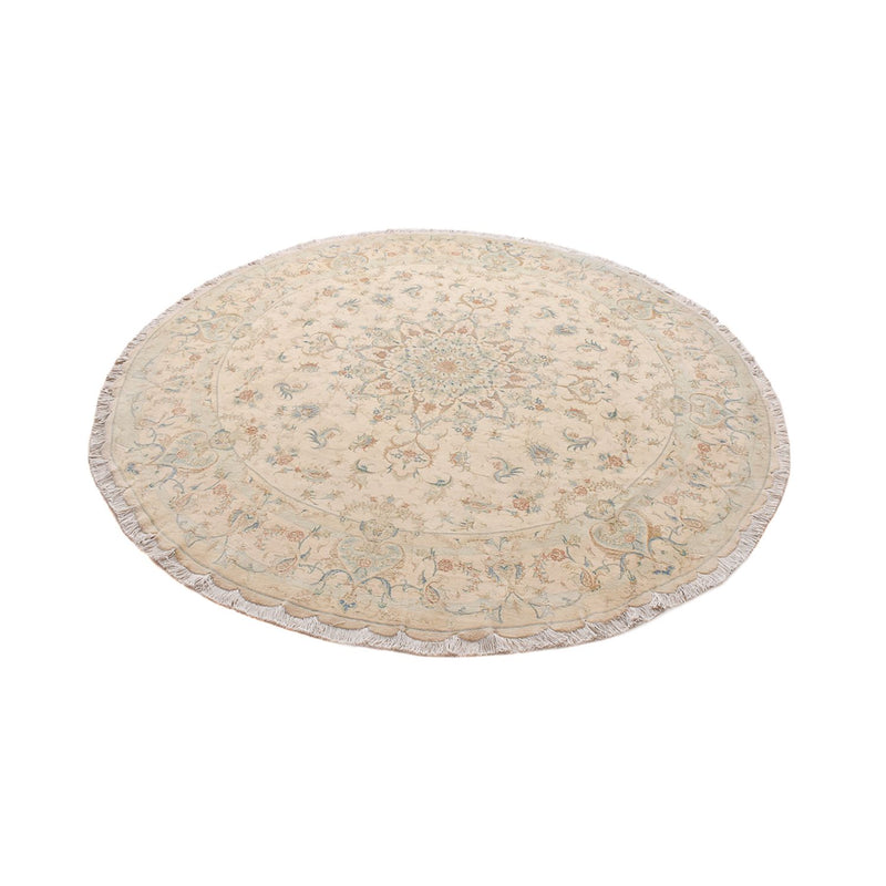 Tappeto Persero - Tabriz - Premio rotondo  - 250 x 250 cm - beige