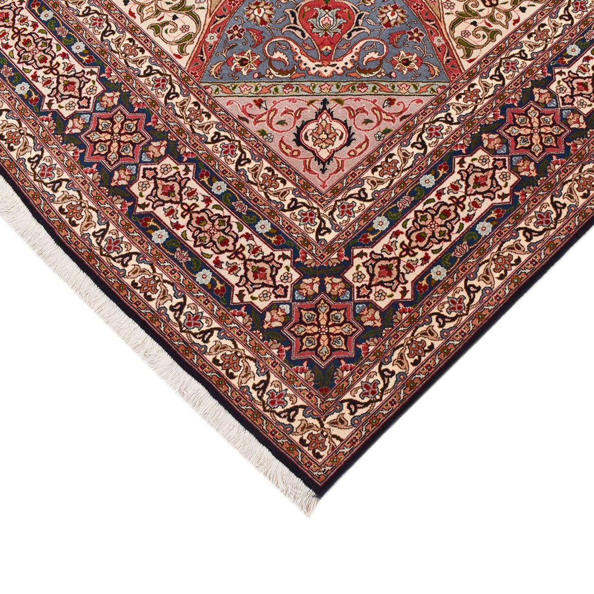 Tappeto Persero - Tabriz - Premio - 260 x 253 cm - beige scuro