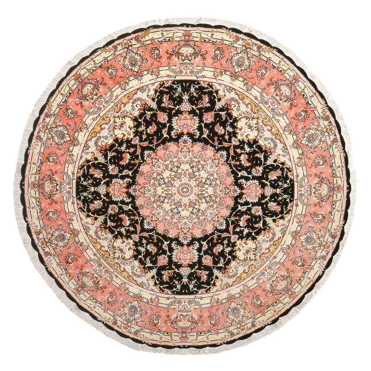 Tappeto Persero - Tabriz - Premio rotondo  - 250 x 250 cm - multicolore