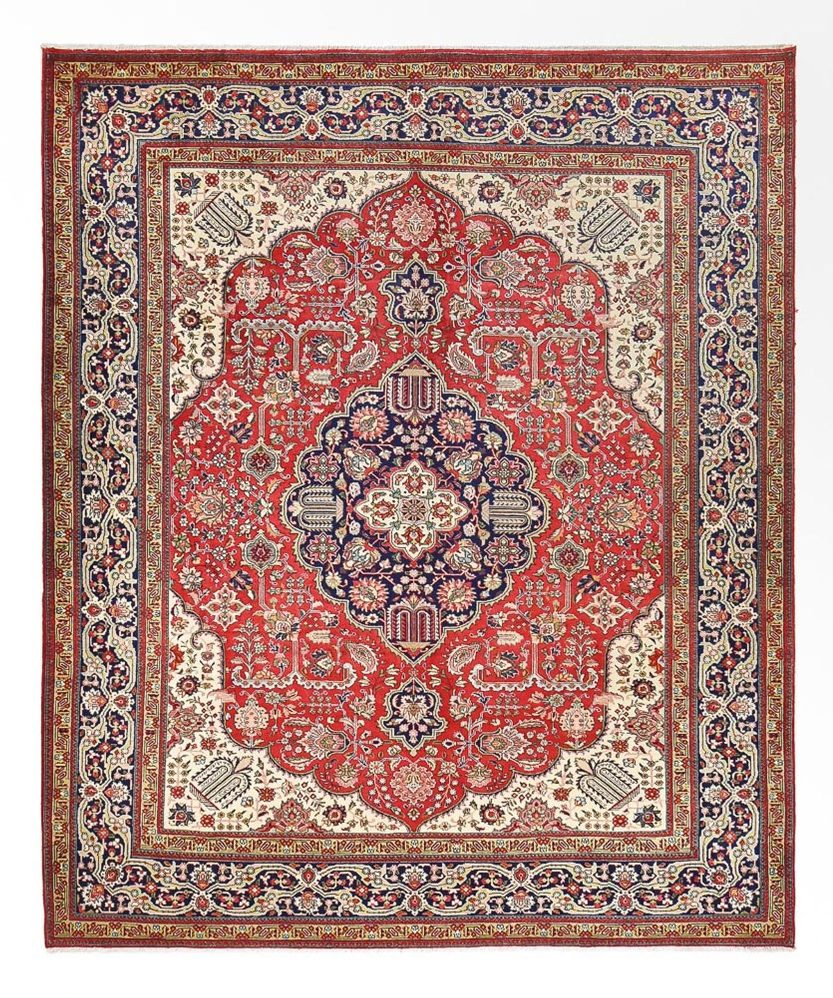 Tappeto Persero - Tabriz - Reale - 376 x 305 cm - rosso
